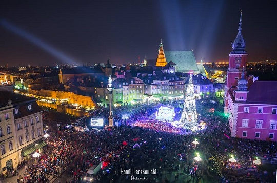 Illumination de Varsovie